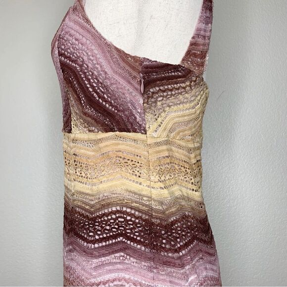 Free People Size 12 All You Ever Wanted Crochet Ombre Bodycon Dress - Picture 5 of 15